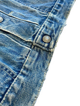 Load image into Gallery viewer, 1960s Pleated Denim