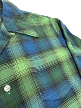 Load image into Gallery viewer, 1970s Plaid Rayon