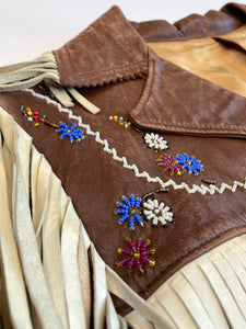1950s Beaded Deerskin