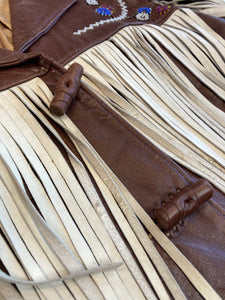 1950s Beaded Deerskin