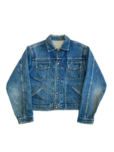 1960s Pleated Denim