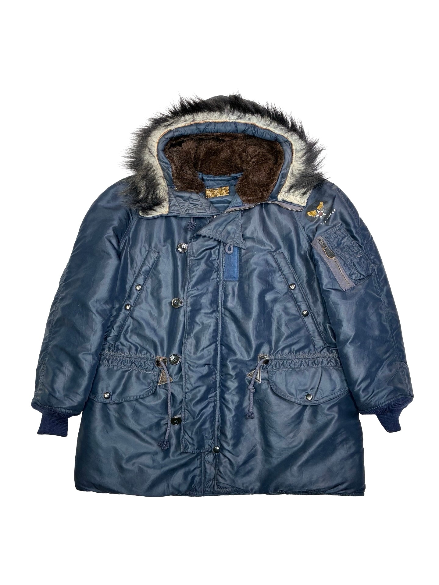 50s リードプロダクト　n3a 希少コヨーテファー 1950s N3A Nylon Parka – hangupvintage