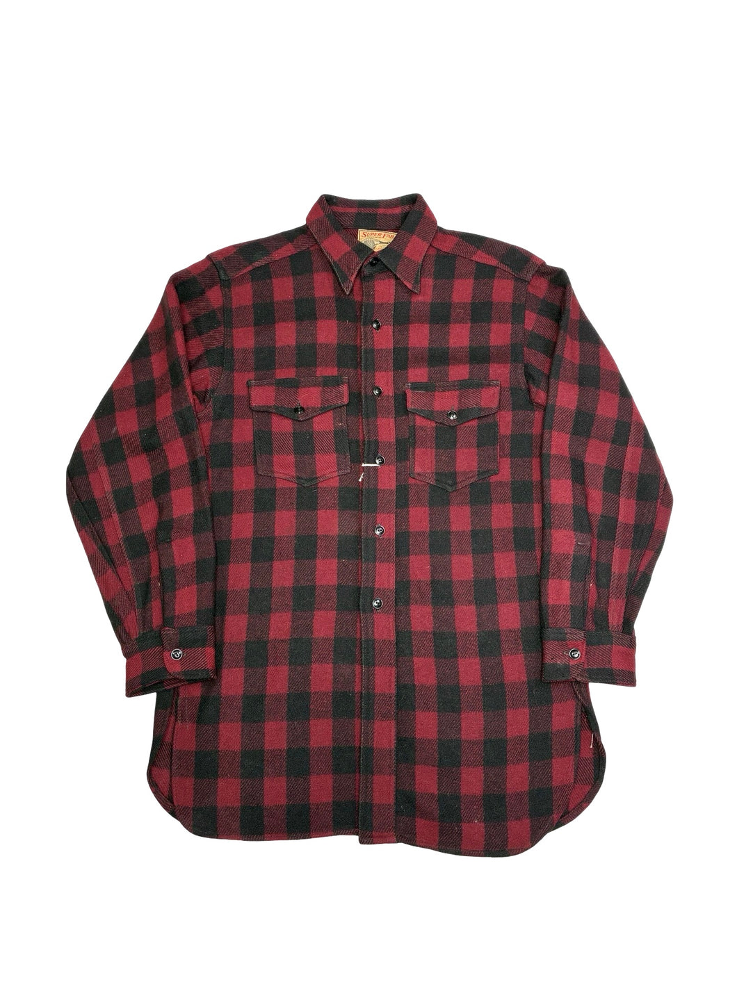 1940s Wool Plaid