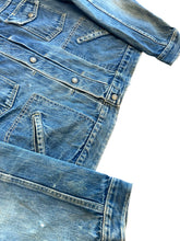 Load image into Gallery viewer, 1960s Pleated Denim
