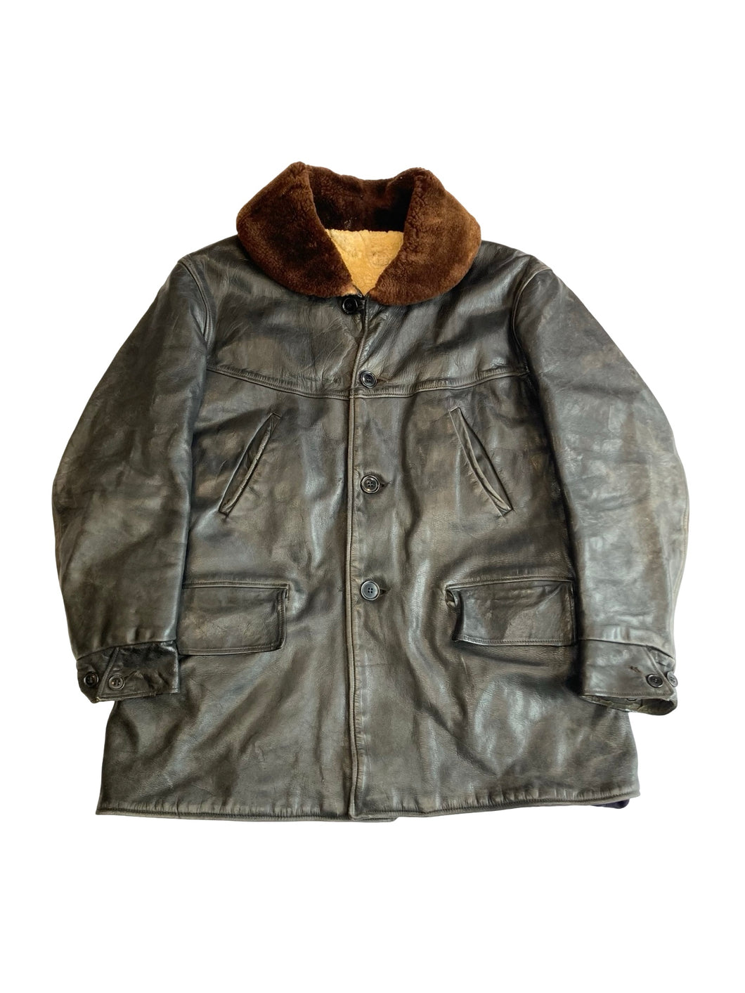 1930s Horsehide Car Coat