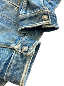 1960s Pleated Denim