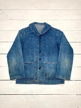 Load image into Gallery viewer, 1940s USN Denim Shawl
